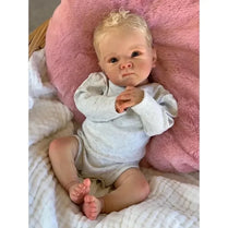 Baby Reborn Boy/Girl With Rooted White Gold Hair
