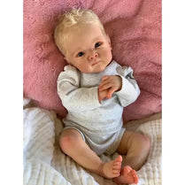 Baby Reborn Boy/Girl With Rooted White Gold Hair